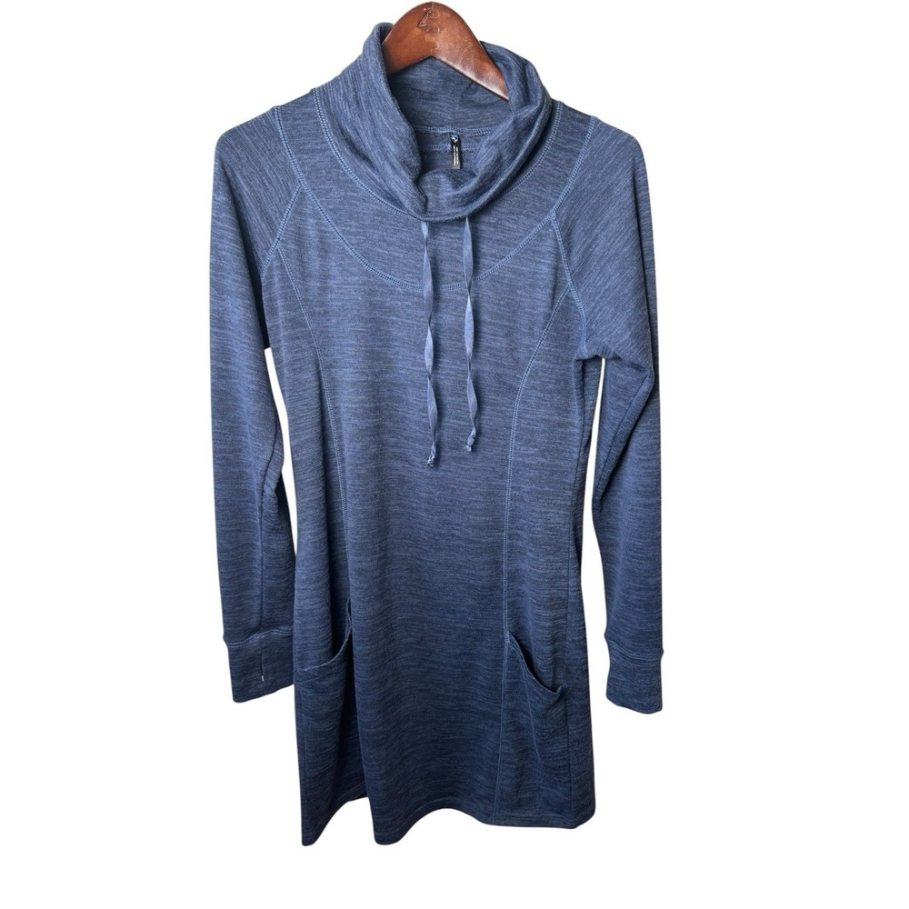 Kuhl Lea Active Dress Stretch Performance Heather Navy Size Medium